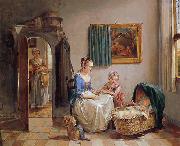 A family in an interior Willem van